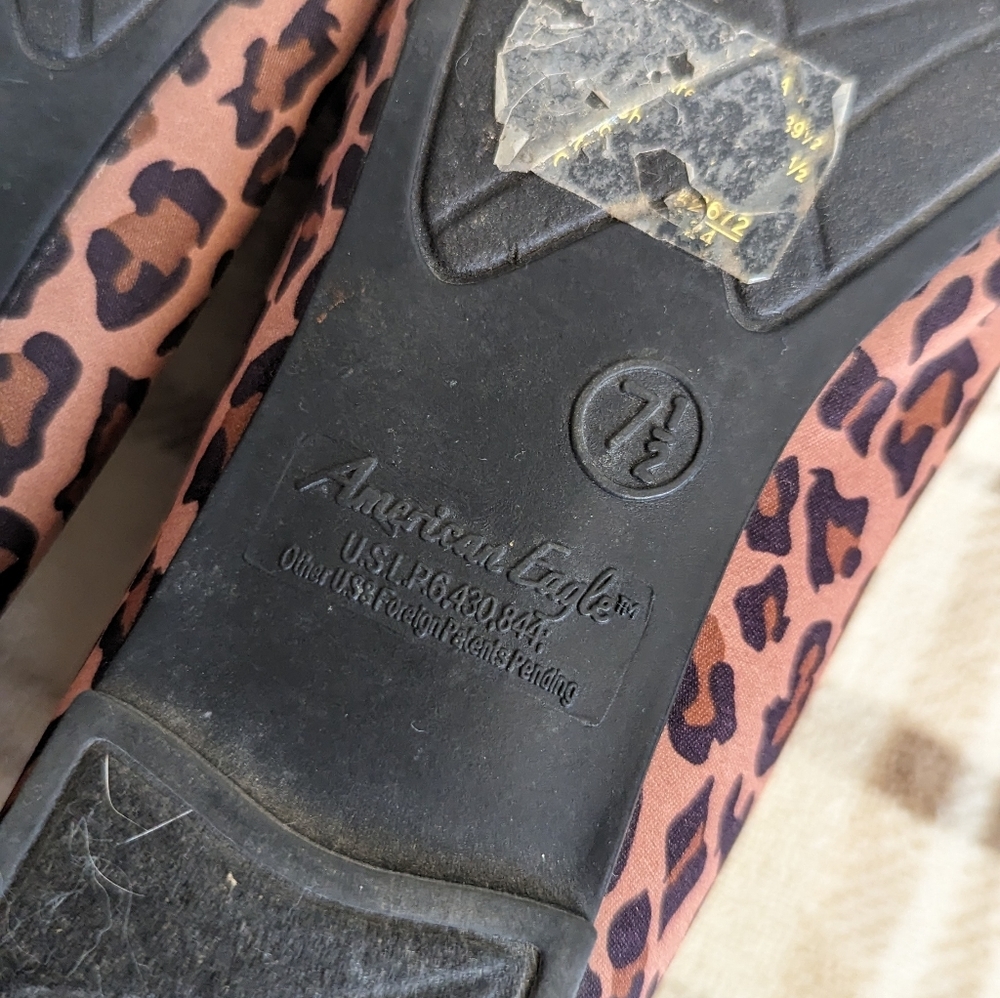 American Eagle Animal Print Ballet Flats - Picture 7 of 9